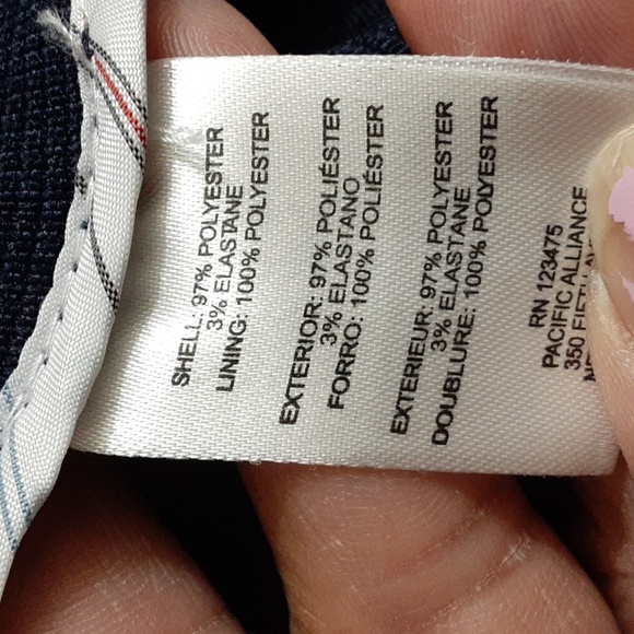 Tahari Women's Blue Fitted Faux Pocket Gold Button Up Blazer Size 2 Peti… - Picture 5 of 7